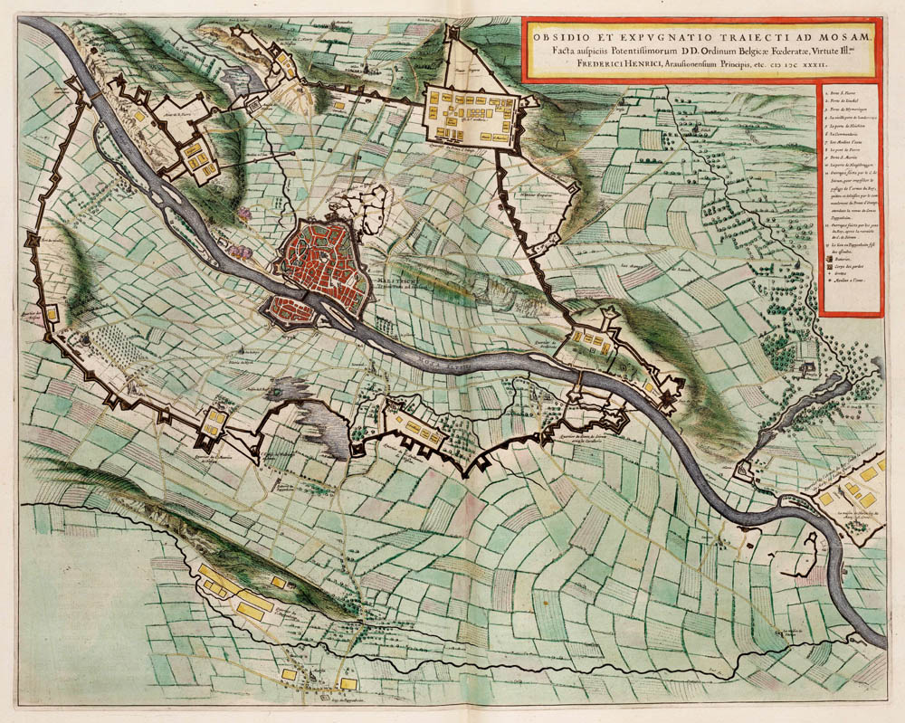 Maastricht 1649 Blaeu belegering 1632 Frederik Hendrik